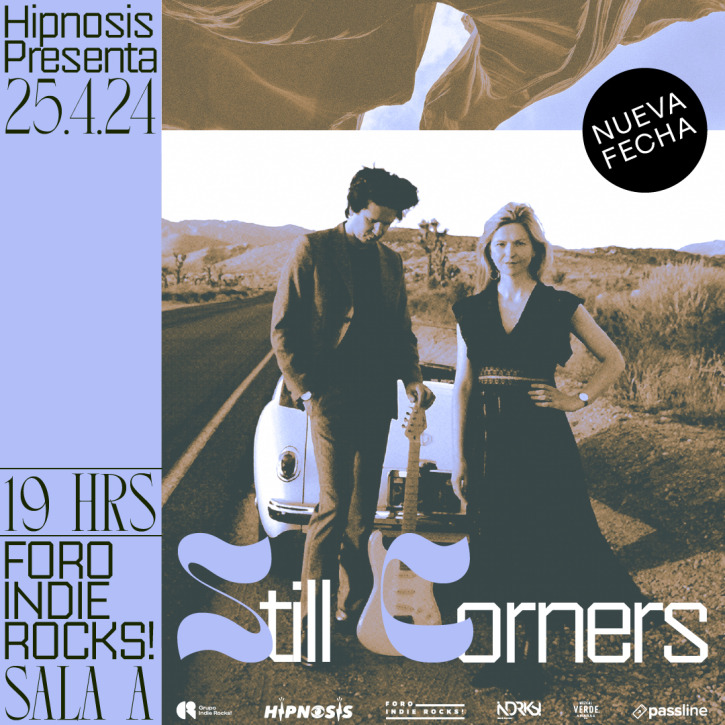 Flyer Still Corners en Foro IndieRocks! CDMX 25 de abril